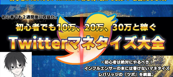 初心者でも10万20万30万と稼げる、Twitter伸ばすための本質から裏まで暴露！twitterマネタイズ大全